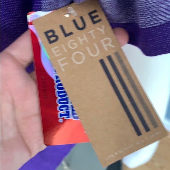 College Corner High Point University Purple V-neck tee shirt large NEW - Picture 3 of 6